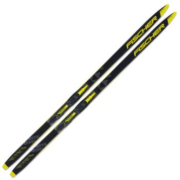 Bērnu distanču slēpes - Fischer Sprint Crown IFP Junior Skis Set + Tour Step-In Jr BDG