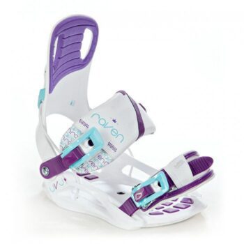 Snovborda stiprinājumi - Raven Starlet White/Blue/Violet (S, M) - S