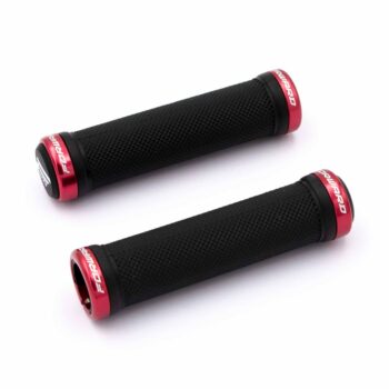 Rokturi - FORWARD PARAGON TWO LOCK GRIPS 128MM Black & Lock Red