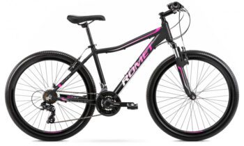 Velosipēds - Romet Jolene 6.0 2024 15" S Black/ Pink