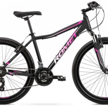 Velosipēds - Romet Jolene 6.0 2024 15" S Black/ Pink