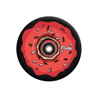 Riepiņa: CHUBBY doughnut oreo/red- 110mm - Sarkana