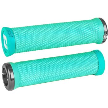 Rokturi: ODI Elite Motion Lock-On Grips- 130mm - Mint/Green