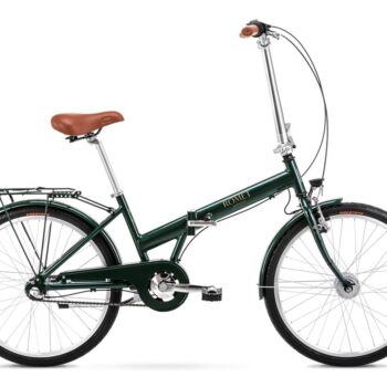 Salokāms velosipēds - Rower ROMET JUBILAT CLASSIC 15M, 24'', Zaļš