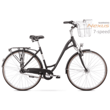 Velosipēds - Romet Art Deco Lux 28'' Alu 2022 20L, Melns