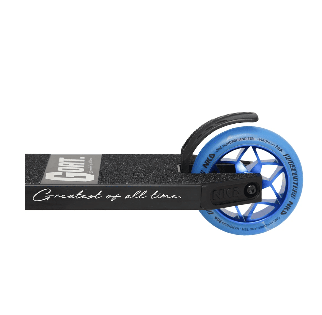 Triku skrejritenis: NKD GOAT stunt scooter, black/blue Triku skrejritenis: NKD GOAT stunt scooter, black/blue