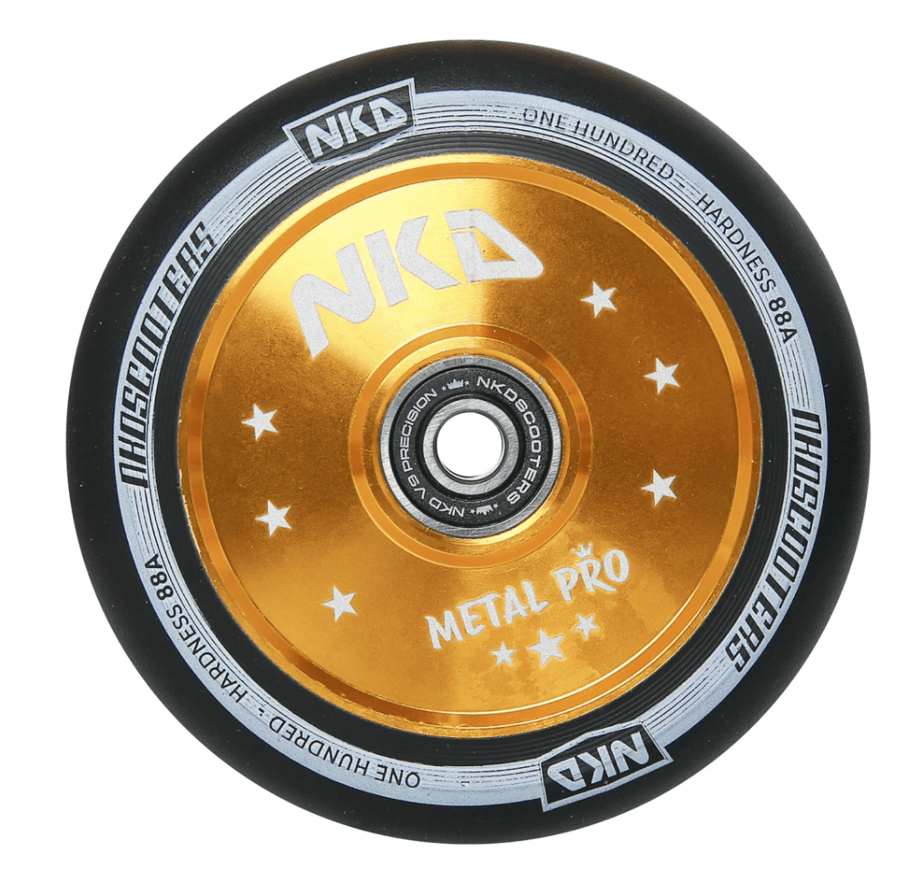 NKD Metal Pro gold skrejriteņa riepiņa NKD Metal Pro gold skrejriteņa riepiņa