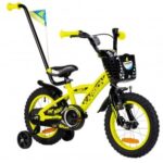 Velosipēds - Karbon Niki 14'' Lime Black