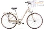 Velosipēds - Romet Art Deco Classic 28" Alu 2022, 20L champagne