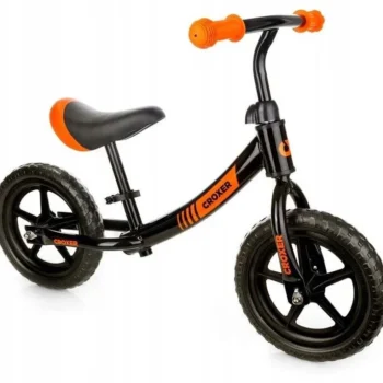 Līdzsvara velosipēds Croxer Casell - melna / orzanža 12"