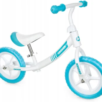 Līdzsvara velosipēds Croxer Casell - balta/tirkīza 12"