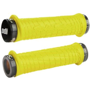 Rokturi: ODI Troy Lee Designs Lock-On MTB Grips- 130mm - Dzelteni