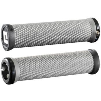 Rokturi: ODI Elite Motion Lock-On Grips - 130 mm - Grafīta/Melni