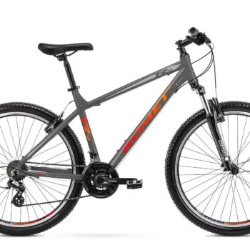 Velosipēds - ROMET RAMBLER R7.0 LTD 17M, 27.5", Pelēks, Oranžs