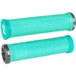 Rokturi: ODI Elite Motion Lock-On Grips- 130mm - Mint/Green