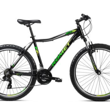 Velosipēds- ROMET RAMBLER R6.1 JR 17/M, 20'' MTB, Melns/Zaļš
