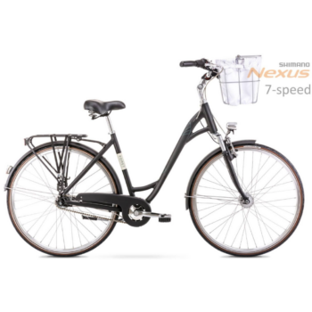 Velosipēds - Romet Art Deco Lux 28'' Alu 2022 20L, Melns