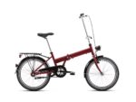 Salokāms velosipēds- ROMET WIGRY pilsētas velosipēds, M 20'', Sarkans/Bordo