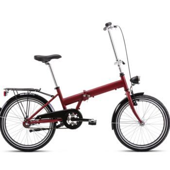 Salokāms velosipēds- ROMET WIGRY pilsētas velosipēds, M 20'', Sarkans/Bordo