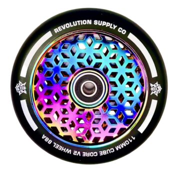 Riepiņas - REVOLUTION Wheel 110mm Cube Cores V2 - Neochrome