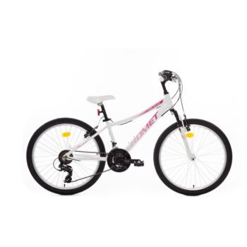 Velosipēds - Rower ROMET JOLENE 24'', S/13" balts - rozā