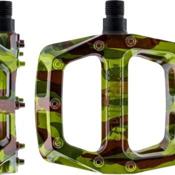 Pedāļi: DMR V6 Green Camo platform pedals