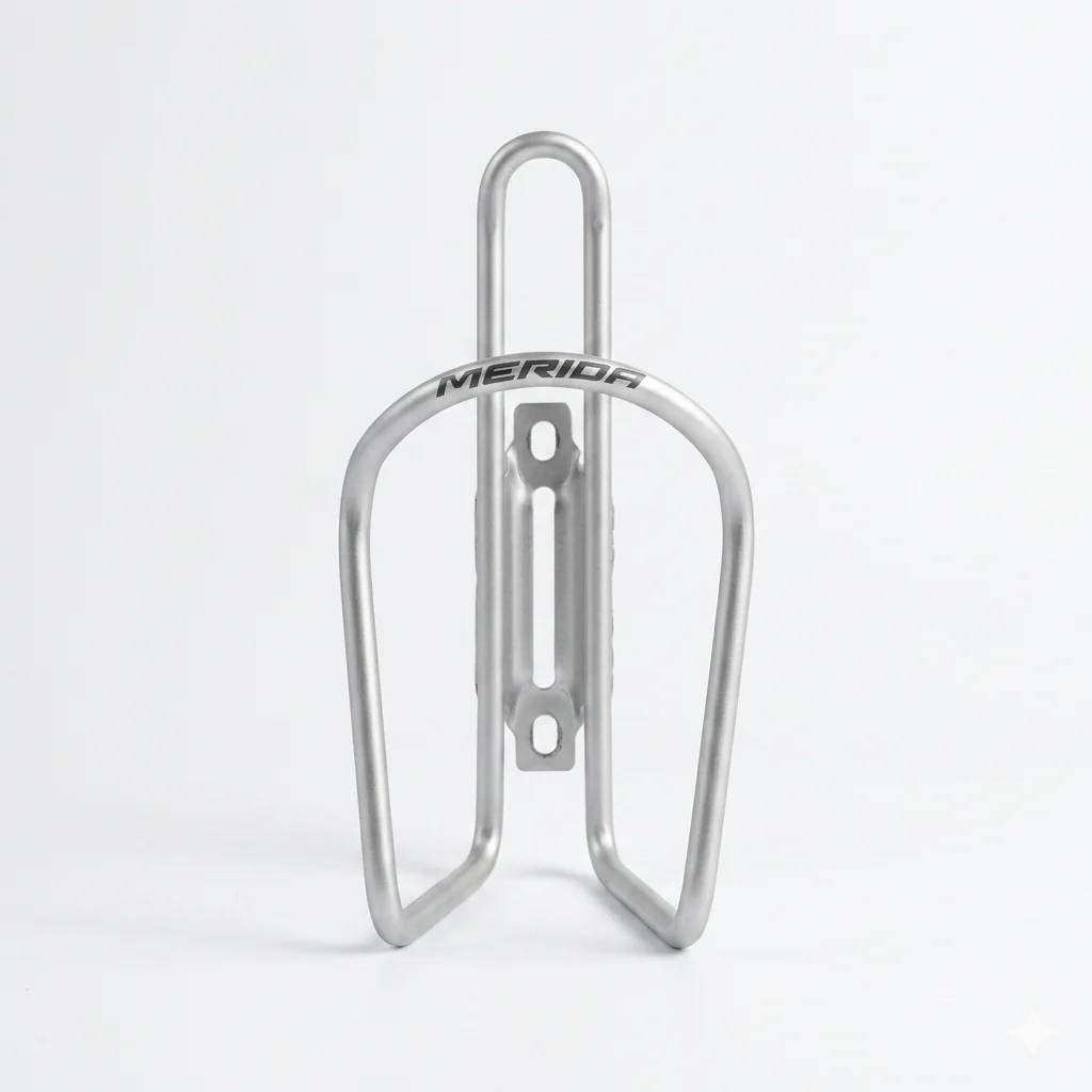 Pudeļu turētājs: MERIDA Bottle cage/alloy, silver Pudeļu turētājs: MERIDA Bottle cage/alloy, silver